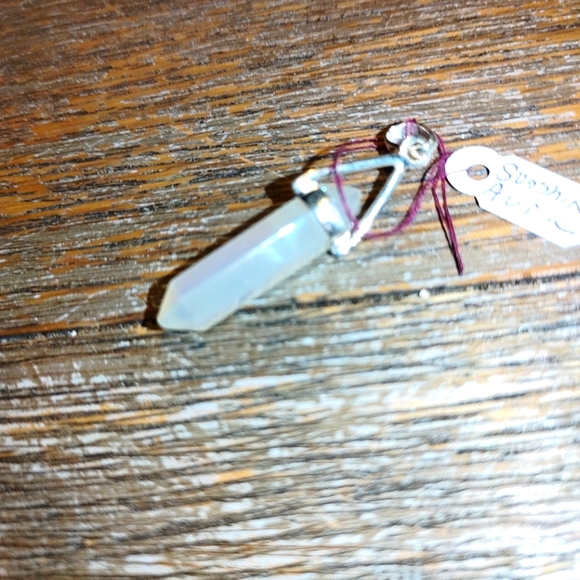 New Sunshine aura quartz point sterling pendant - Picture 1 of 6